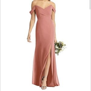 Special Order Dessy Bridesmaid Dress-never been worn or altered- Desert Rose